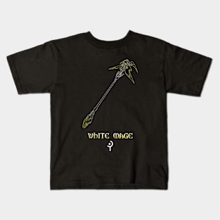 White Mage Fantasy Job Weapon Kids T-Shirt